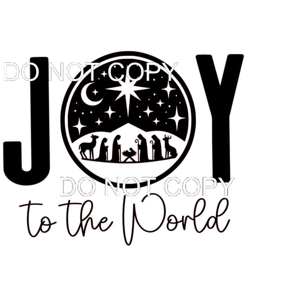 Joy To The World #11169 Sublimation transfers - Heat