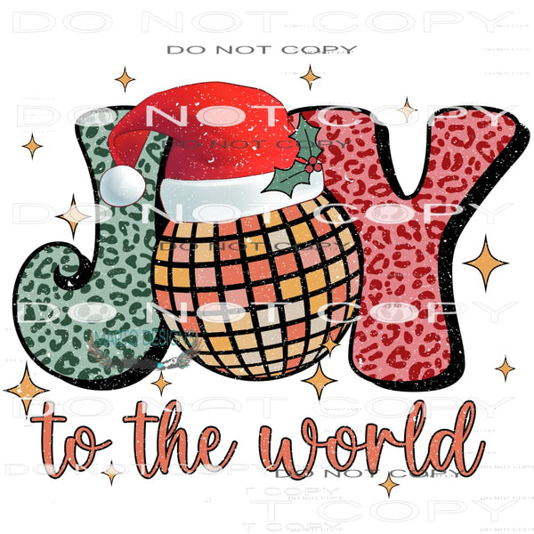 Joy To The World #7994 Sublimation transfers - Heat Transfer