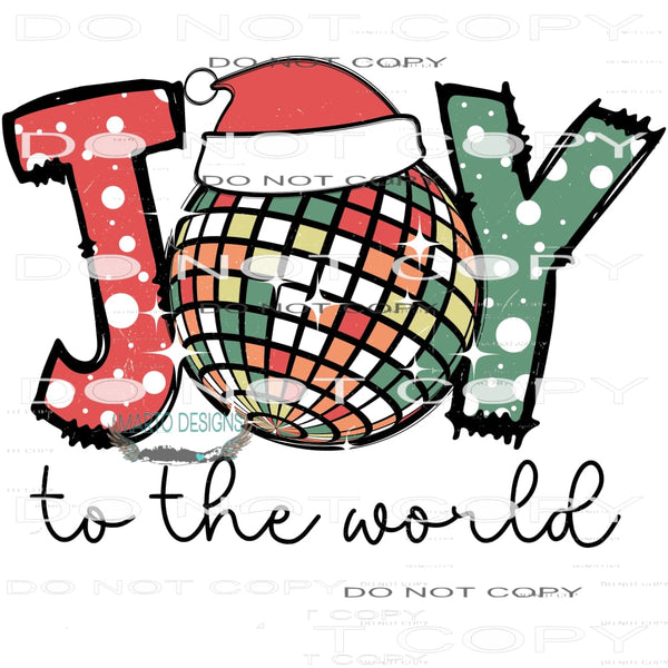 Joy To The World #8138 Sublimation transfers - Heat Transfer