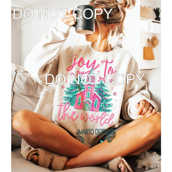 Joy to the world Sublimation transfers - Heat Transfer