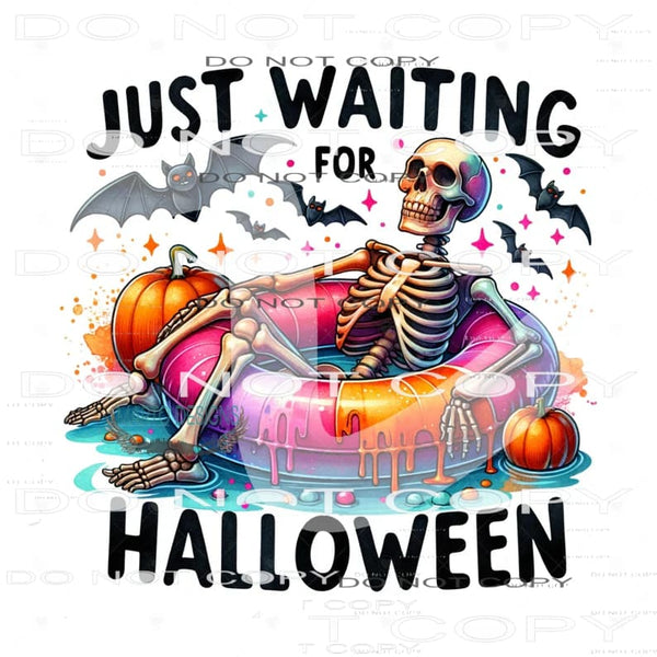 Just waiting for Halloween # 7722 Sublimation transfers