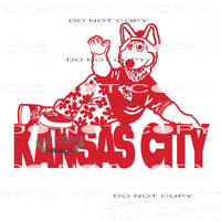 Kansas City Chiefs # 1029 Sublimation transfers - Heat