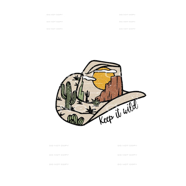 Keep It Wild #5167 Sublimation transfers - Heat Transfer