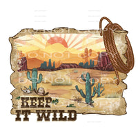 Keep It Wild #5658 Sublimation transfers - Heat Transfer