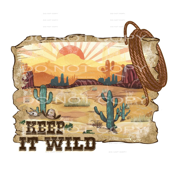 Keep It Wild #5658 Sublimation transfers - Heat Transfer
