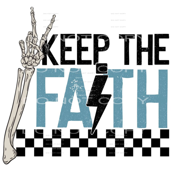 Keep the faith # 324 Sublimation transfer - Heat Transfer