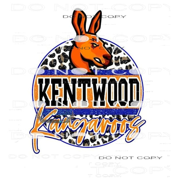 Kentwood Kangaroo #6536 Sublimation transfers - Heat
