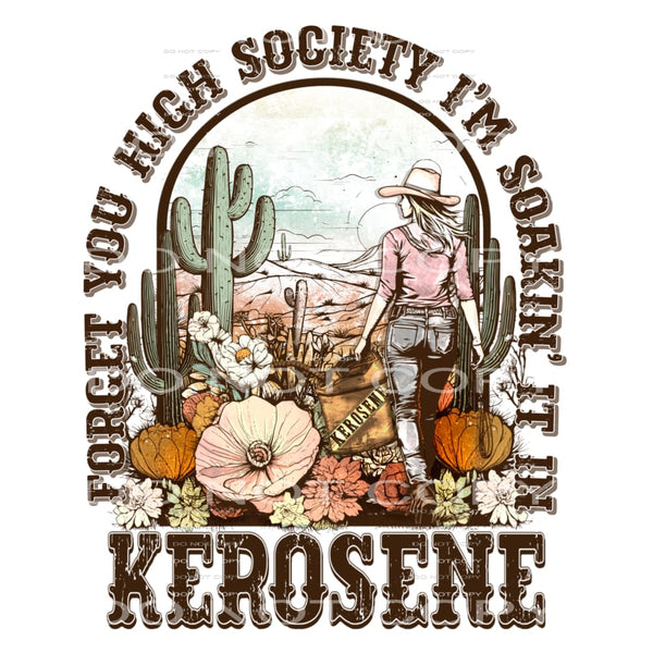 Kerosene # 210 Sublimation transfers - Heat Transfer Graphic