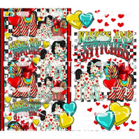Kisses And Stitches WRAP #9156 Sublimation transfers - Heat
