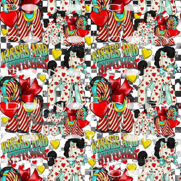 Kisses And Stitches WRAP #9157 Sublimation transfers - Heat