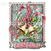 Kringle’s Candy Canes #7992 Sublimation transfers - Heat