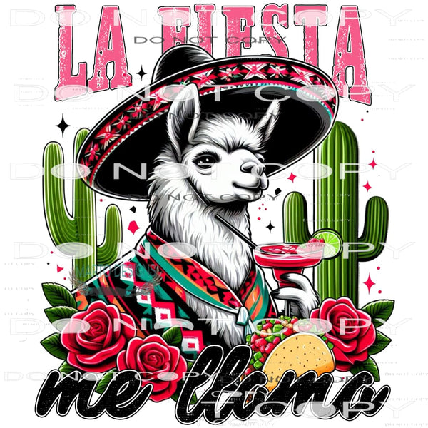 La Fiesta Me Llama #10272 Sublimation transfers - Heat