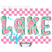 Lake Life #11509 Sublimation transfers - Heat Transfer