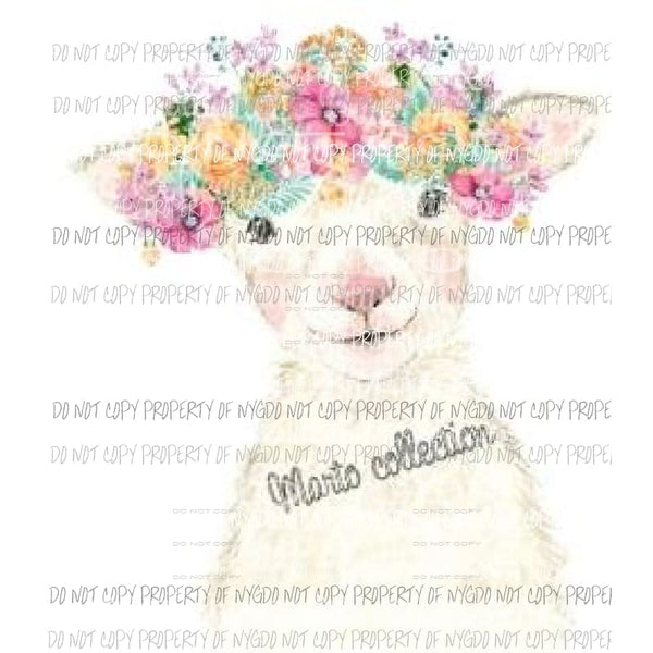 Lamb Baby sublimation Transfer Heat Transfer