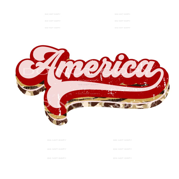 Leopard America # 249 Sublimation transfers - Heat Transfer