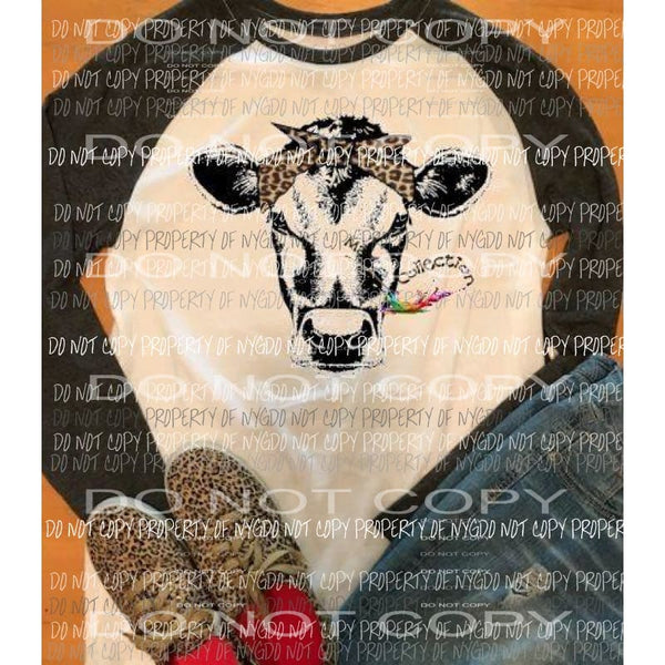 Leopard Cow #14 Child Size 7x6 Heat Transfer