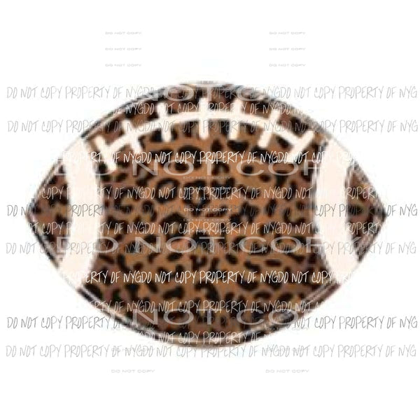 leopard football sublimation transfers Heat Transfer