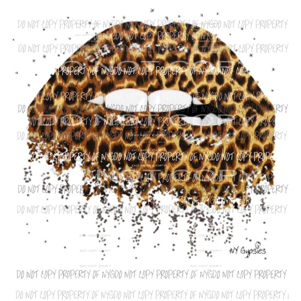 Leopard Lips # 2 Sublimation transfers Heat Transfer