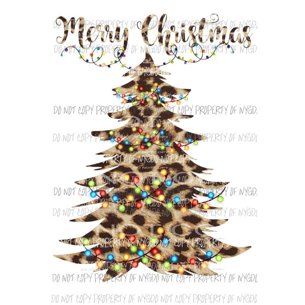 Leopard Tree - sublimation transfer