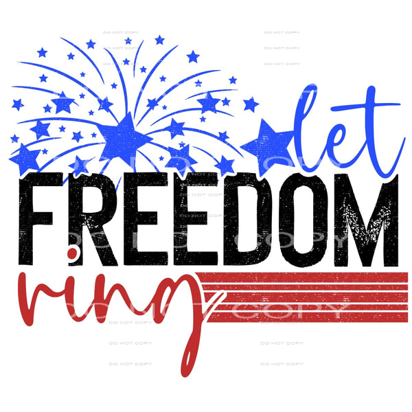 Let freedom ring # 325 Sublimation transfer - Heat Transfer