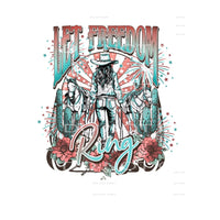 Let Freedom Ring America # 9938 Sublimation transfers - Heat