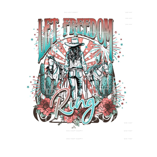 Let Freedom Ring America # 9938 Sublimation transfers - Heat