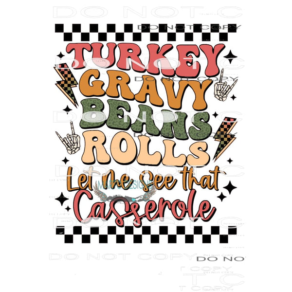 Let Me See That Casserole #6617 Sublimation transfers - Heat