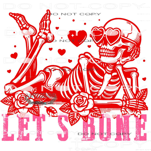 Let’s Bone #8800 Sublimation transfers - Heat Transfer