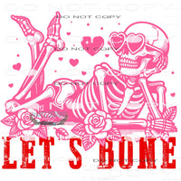Let’s Bone #8806 Sublimation transfers - Heat Transfer