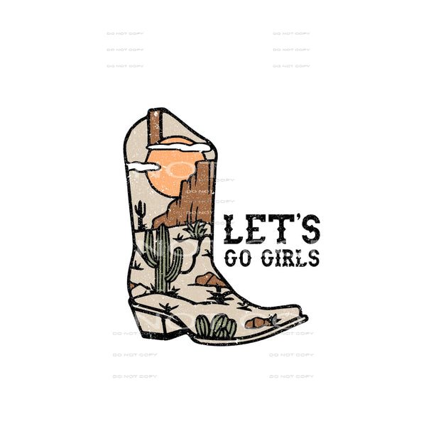 Lets Go Girls #5169 Sublimation transfers - Heat Transfer