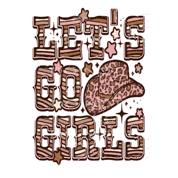 Let’s Go Girls #5496 Sublimation transfers - Heat Transfer