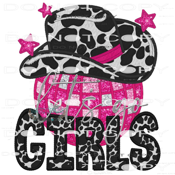 Let’s Go Girls #8388 Sublimation transfers - Heat Transfer