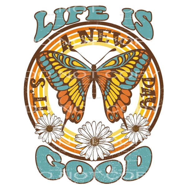 Life Is Good #4715 Sublimation transfers - Heat Transfer