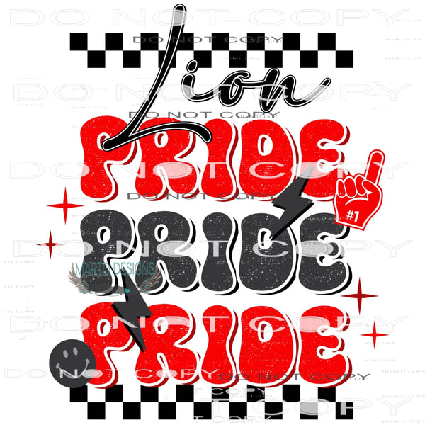 Lion Pride #10317 Sublimation transfers - Heat Transfer
