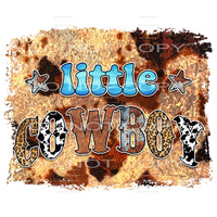 Little Cowboy #5672 Sublimation transfers - Heat Transfer