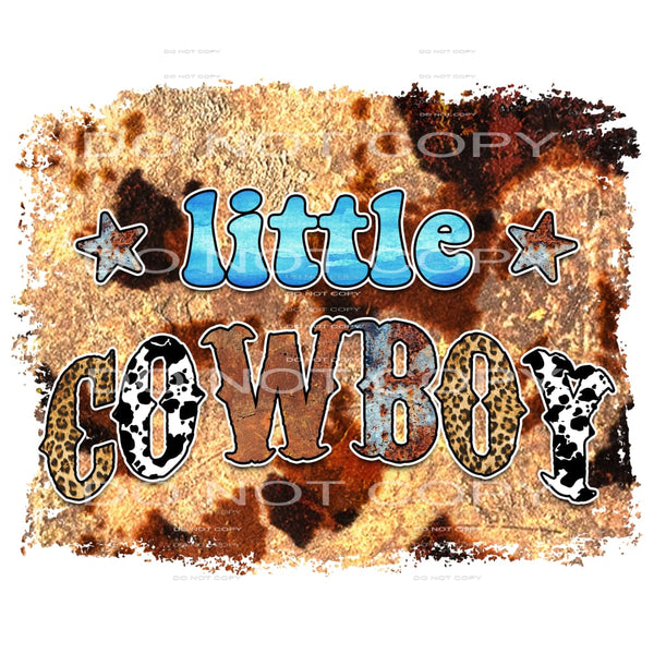 Little Cowboy #5672 Sublimation transfers - Heat Transfer