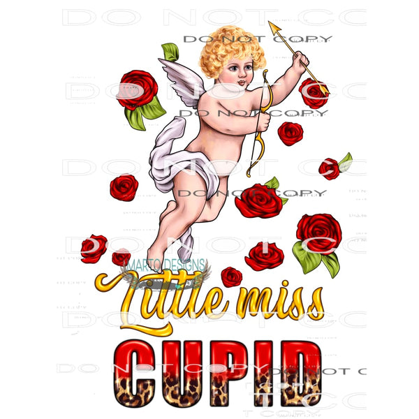 Little Miss Cupid #8708 Sublimation transfers - Heat