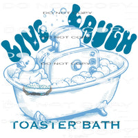 Live Laugh Toaster Bath #9536 Sublimation transfers - Heat