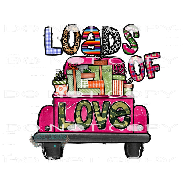 Loads Of Love #9629 Sublimation transfers - Heat Transfer