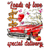 Loads Of Love Special Delivery #8741 Sublimation transfers -