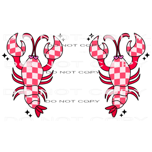 Lobsters #9003 Sublimation transfers - Heat Transfer Graphic