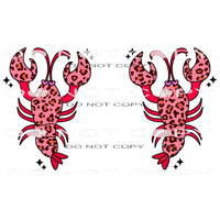 Lobsters #9004 Sublimation transfers - Heat Transfer Graphic