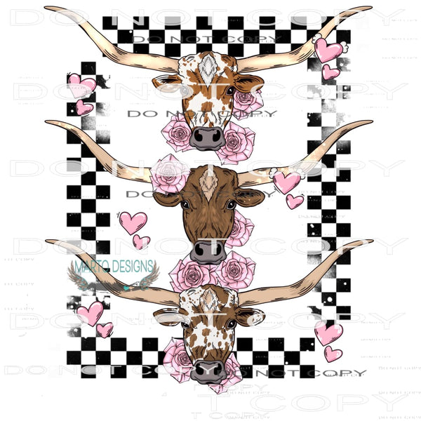 Longhorns #9291 Sublimation transfers - Heat Transfer