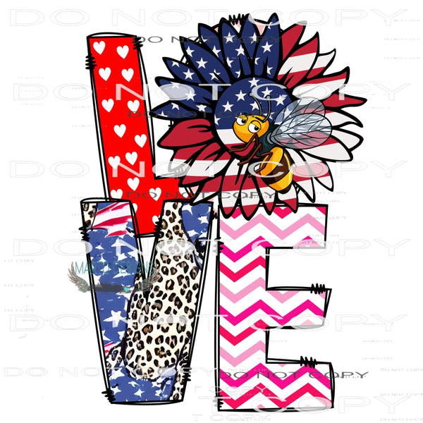Love #10997 Sublimation transfers - Heat Transfer Graphic