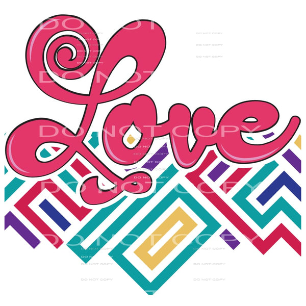 Love #5295 Sublimation transfers - Heat Transfer Graphic Tee