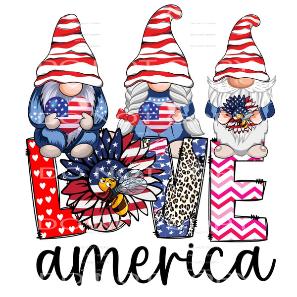Love America #5184 Sublimation transfers - Heat Transfer