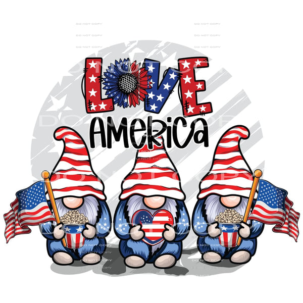Love America #5185 Sublimation transfers - Heat Transfer