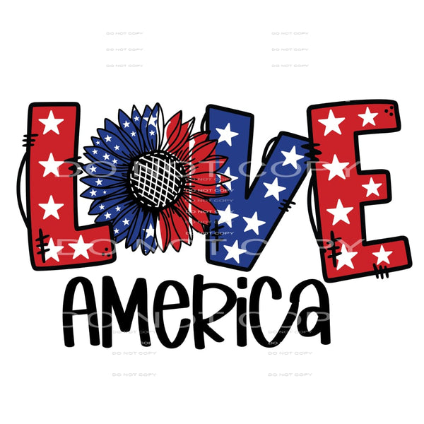 Love America #5210 Sublimation transfers - Heat Transfer