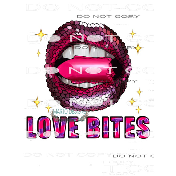 Love Bites #8730 Sublimation transfers - Heat Transfer