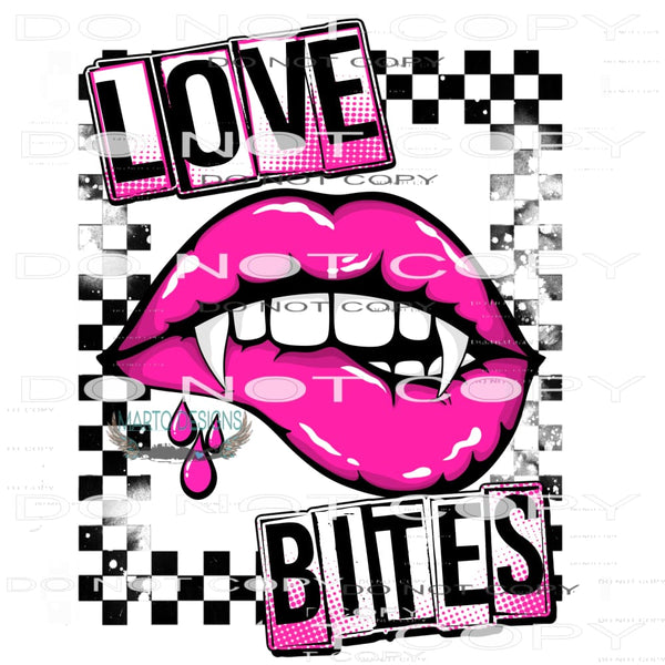 Love Bites #9016 Sublimation transfers - Heat Transfer